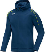 JAKO Classico Kapuzenjacke Kinder nightblue/citro 152