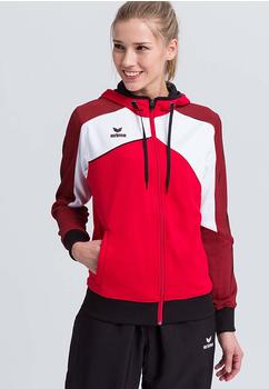 Erima Hooded Premium One 2.0 Training Jacket Women (10718) red/white/black