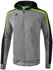 Erima Liga 2.0 Hooded Training Jacket Kids (10718) grey melange/black/green gecko