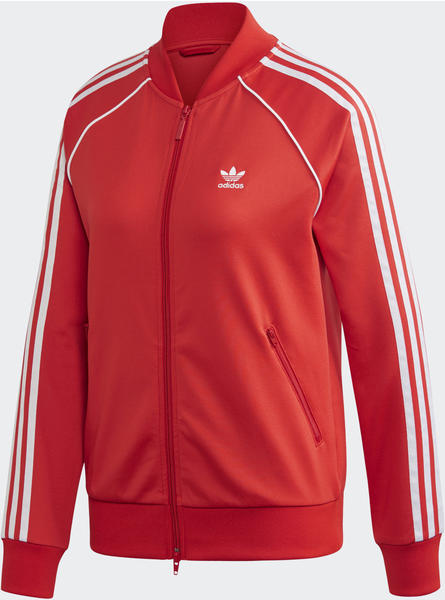 Adidas SST Originals Jacke Women lush red/white (FM3313)