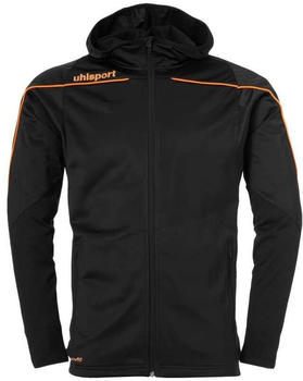 Uhlsport Stream 22 Track Hood Jacket schwarz/fluo orange
