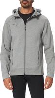 Puma 657987/013, Puma teamCup Casuals Hooded Jacke - grau Herren