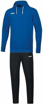 JAKO Tracksuit Base mit Kapuzensweat royal