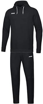 JAKO Kinder-Tracksuit Base mit Kapuzensweat schwarz