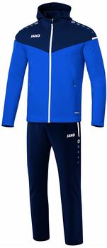 JAKO Pr&auml;sentationsanzug Champ 2.0 mit Kapuze royal/marine