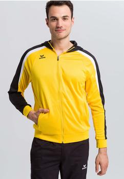 Erima Herren Liga 2.0 Trainingsjacke mit Kapuze gelb/schwarz/weiß