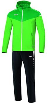 JAKO Pr&auml;sentationsanzug Champ 2.0 mit Kapuze soft green/sportgr&uuml;n