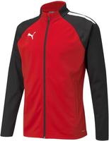 Puma 657234-0001, Puma teamLiga Polyester Trainingsjacke - rot Herren