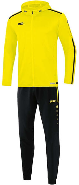 JAKO Trainingsanzug Polyester Striker 2.0 mit Kapuze neongelb/schwarz
