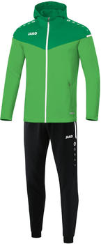 JAKO Trainingsanzug Polyester Champ 2.0 mit Kapuze soft green/sportgrün
