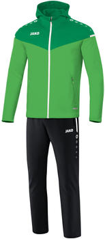 JAKO Damen-Pr&auml;sentationsanzug Champ 2.0 mit Kapuze soft green/sportgr&uuml;n