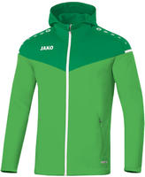 Jako 6820, JAKO Champ 2.0 Kapuzenjacke soft green/sportgr&uuml;n S Herren
