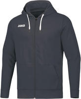 Jako 6865 21 128, Jako Trainingsjacke mit Kapuze Base Kinder (6865 21 128) anthrazit
