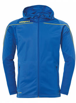 Uhlsport Stream 22 Track Hood Jacket azurblau/limonengelb