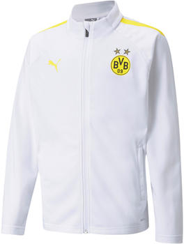 Puma Kinder Borussia Dortmund Trainingsjacke (759075) white/cyber yellow