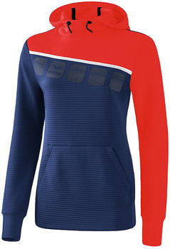 Erima 6-C Hooded Sweat Jacket Women (10719) blue/red