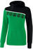 Erima 9-C Hooded Sweat Jacket Women (10719) green/black