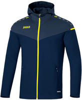 Jako 6820D, JAKO Champ 2.0 Kapuzenjacke Damen marine/darkblue/neongelb 38
