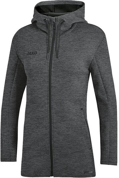 JAKO Premium Basic Hooded Jacket Women (6829) grey