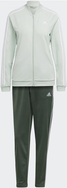 Adidas Essentials 3-Stripes Tracksuit Women green oxid/line green