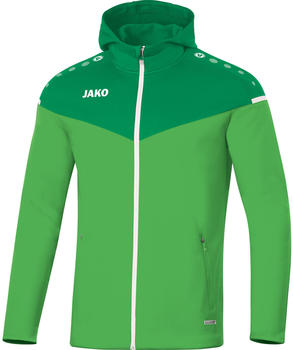 JAKO Champ 2.0 Kids Hooded Jacket soft green/sport green