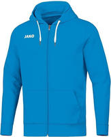 Jako 6865-89-128, JAKO Freizeit-Kapuzenjacke Base (70% Baumwolle) hellblau Kinder,