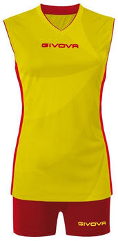 Givova Elica Set Women (KITV08) yellow/red