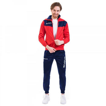 Givova Visa Track Suit Youth (TR018) red/blue/white