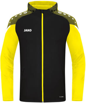 JAKO Herren Kapuzenjacke Performance 6822-808 schwarz/soft yellow