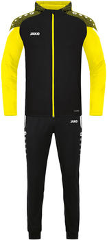 JAKO Herren Pr&auml;sentationsanzug Performance (M9622) schwarz/soft yellow