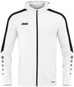 JAKO Kinder Kapuzenjacke Power (6823) wei&szlig;