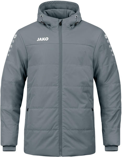 JAKO Team Coach Hooded Jacket (7103) stone grey