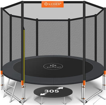 Kesser Trampolin 305 cm schwarz/orange