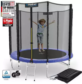 Kinetic Sports Gartentrampolin 244 cm (TPLS08) blau