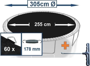 Walexo Trampolin-Federn (84178438) schwarz