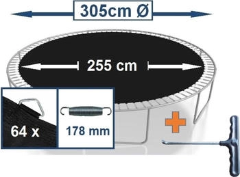 Walexo Trampolin-Federn (84176953) schwarz