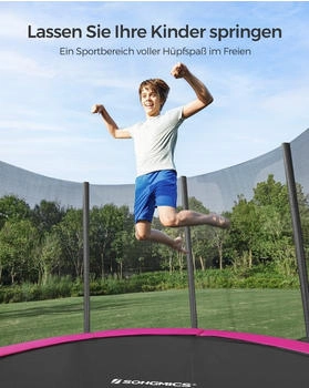 Songmics Gartentrampolin (STR121P01) rosa
