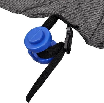 vidaXL Trampolinnetz (142098) schwarz