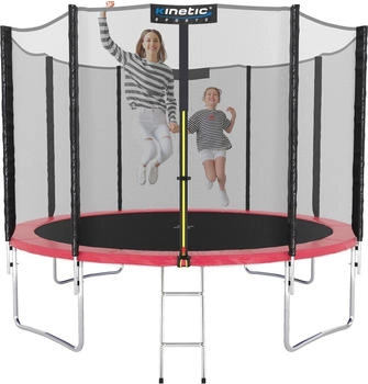 Kinetic Sports Gartentrampolin (TPLH08.PINK) rosa