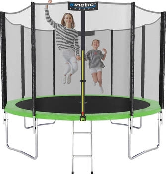 Kinetic Sports Gartentrampolin (TPLH10.GRUEN) gr&uuml;n