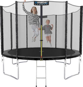 Kinetic Sports Gartentrampolin (TPLH08.SCHWARZ) schwarz