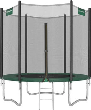 Songmics Trampolin schwarz/grün 183cm