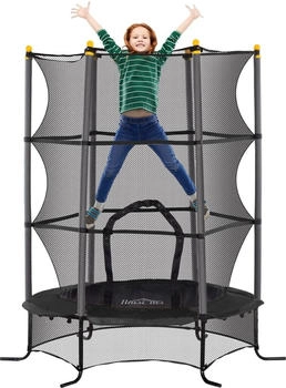 HomCom Kindertrampolin (342-009V02BK) schwarz