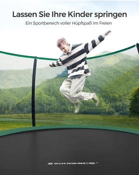 Songmics Gartentrampolin (RTS142C01) grün