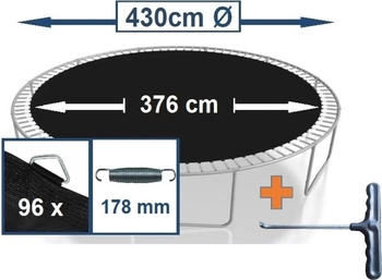 Walexo Trampolin-Federn (84179763) schwarz