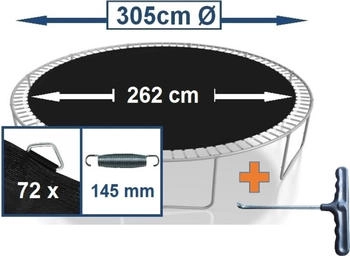 Walexo Trampolin-Federn (84177325) schwarz