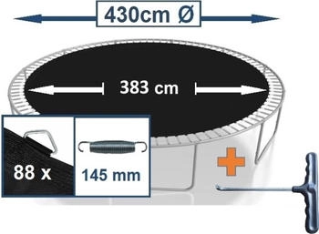 Walexo Trampolin-Federn (84179800) schwarz