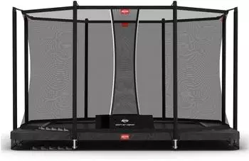 Berg Ultim Favorit InGround 410 grey + Safety Net Comfort (32.23.64.32)