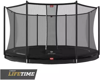 Berg Favorit InGround 380 black + Safety Net Comfort (35.12.96.04)
