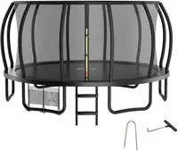 Zelsius Trampolin Schwarz &Oslash; 427 Cm F&uuml;r Den Outdoor-bereich, Trampolin Outdoor...